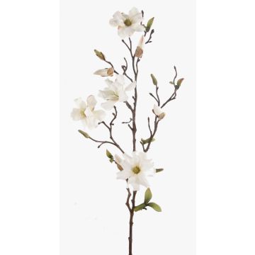Kunstblume Magnolie LILO, creme, 75cm, &Oslash;5-9cm