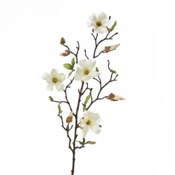 Kunstblume Magnolie LILO, creme, 75cm, Ø5-9cm