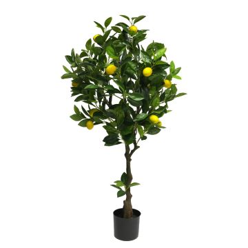 Deko Baum Zitronenbaum LUNING, Kunststamm, Früchte, 120cm