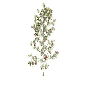 Deko Zweig Lärche JAHELI, beschneit, Beeren, grün-rot, 70cm Deko Zweig Lärche JAHELI, beschneit, Beeren, grün-rot, 70cm