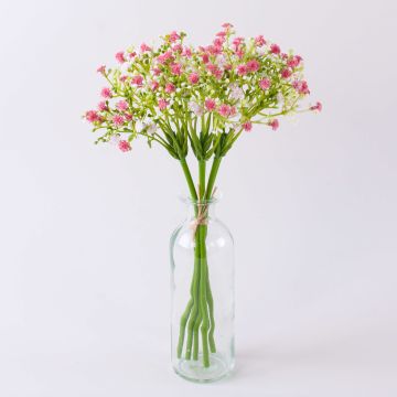 Kunst Schleierkraut Bund CECILIA, rosa, 30cm, Ø17cm