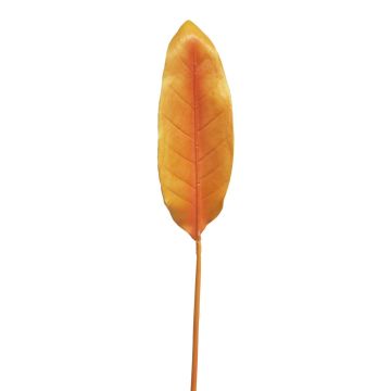 Deko Blatt Strelitzien YISHAO, orange-rosa, 90cm