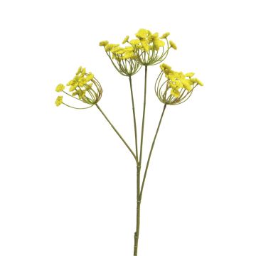 Dekozweig Dillblüten LITIAN, gelb, 70cm