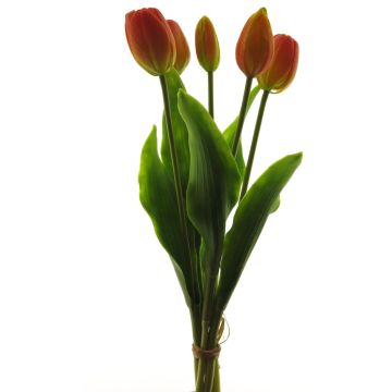 Kunst Tulpe LIBIA, orange-gelb, 35cm Kunst Tulpe LIBIA, orange-gelb, 35cm