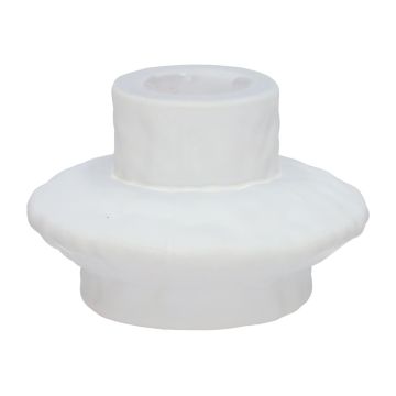 Kerzenleuchter TULOR, Glas, weiß-matt, 5,5cm, Ø8cm Kerzenleuchter TULOR, Glas, weiß-matt, 5,5cm, Ø8cm