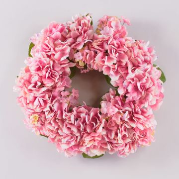 Künstlicher Hortensienkranz MEJA, rosa, Ø35cm Künstlicher Hortensienkranz MEJA, rosa, Ø35cm