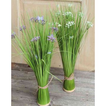 Künstliches Schilfgras FINLAY, Gypsophilia, Schmetterling, weiß, 70cm