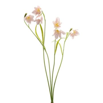 Künstlicher Zweig Schachbrettblume PITARA, rosa-weiß, 50cm