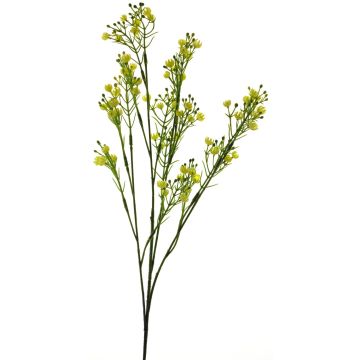Dekoblume Schleierkraut LINFENG, gelb, 70cm