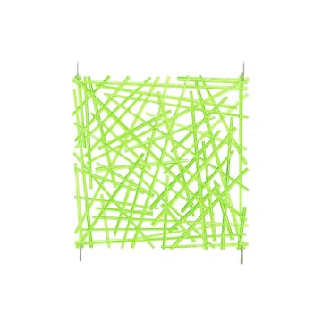 Raumteiler Hängeelemente LUCIE, Striche, grün, 4er Set, 30cm