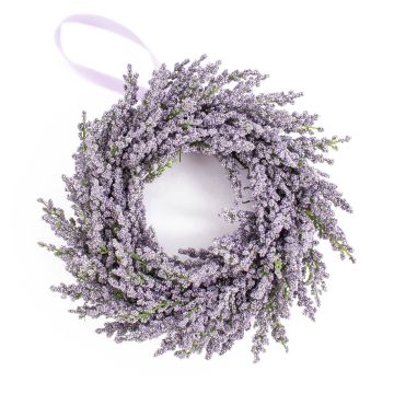 Künstlicher Lavendelkranz YLVIE, violett, Ø25cm Künstlicher Lavendelkranz YLVIE, violett, Ø25cm