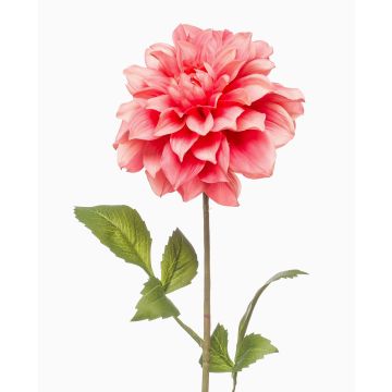 Kunstblume Dahlie REFOLG, koralle, 70cm