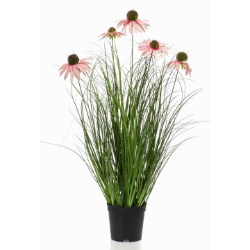 Kunstgras Sonnenhut SHALLA mit Blüten, rosa, 60cm Kunstgras Sonnenhut SHALLA mit Blüten, rosa, 60cm