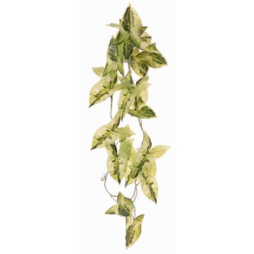 Kunstpflanze Syngonium LENFYN, Steckstab, hängend, grün, 90cm