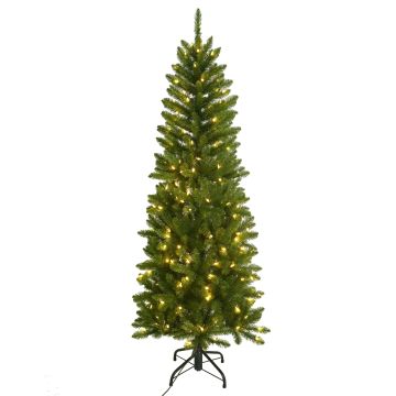 Künstlicher schmaler Weihnachtsbaum ROVANIEMI SPEED, LEDs, 195cm, Ø70cm Künstlicher schmaler Weihnachtsbaum ROVANIEMI SPEED, LEDs, 195cm, Ø70cm