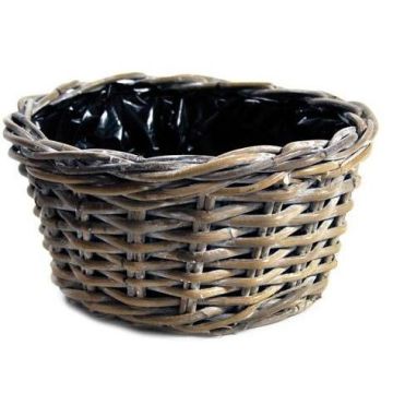 Korb Schale NICOLINA, beige, 14cm, Ø30cm