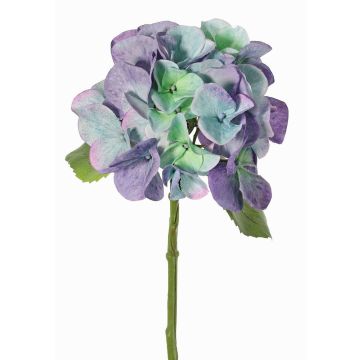 Hortensien Kunstblume CHIDORI, lila-blau-grün, 30cm, Ø13cm Hortensien Kunstblume CHIDORI, lila-blau-grün, 30cm, Ø13cm