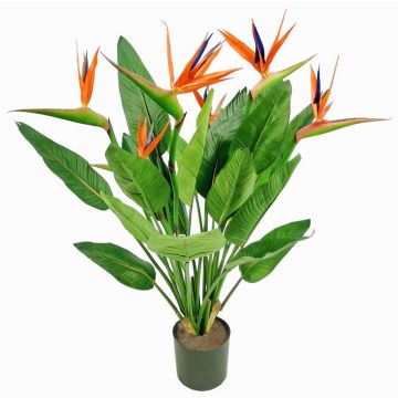 Künstliche Strelitzie KUSUMA, orange-violett, 100cm Künstliche Strelitzie KUSUMA, orange-violett, 100cm
