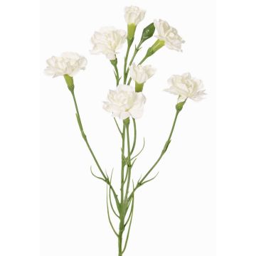 Kunstblumenzweig Nelke PIARA, weiß, 60cm, Ø3-5cm Kunstblumenzweig Nelke PIARA, weiß, 60cm, Ø3-5cm