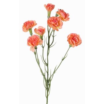 Kunstblumenzweig Nelke PIARA, lachs, 60cm, Ø3-5cm Kunstblumenzweig Nelke PIARA, lachs, 60cm, Ø3-5cm