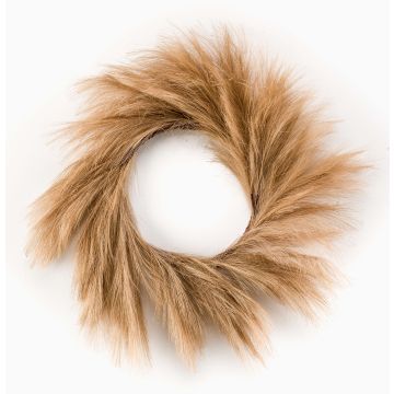 Dekokranz Federgras Rispen ILIAD, beige, Ø60cm