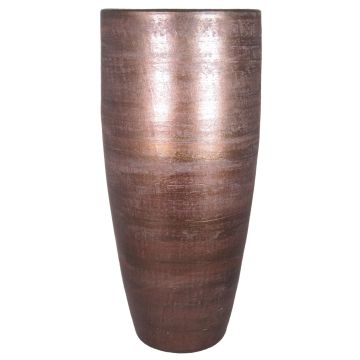 Bodenvase THORAN mit Maserung, Keramik, kupfer, 90cm, Ø37cm Bodenvase THORAN mit Maserung, Keramik, kupfer, 90cm, Ø37cm