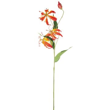 Künstliche Blume Gloriosa MAFIRNA, orange-gelb, 80cm