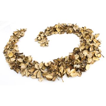 Fruchtschalen Streudeko CANDY, Baumwolle, beige-braun, 4cm, Ø6cm