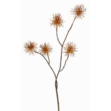 Künstlicher Zweig Zaubernuss NUMBAT mit Blüten, orange, 70cm, Ø6cm Künstlicher Zweig Zaubernuss NUMBAT mit Blüten, orange, 70cm, Ø6cm