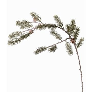 Dekozweig Tanne ORVILOS mit Zapfen, grün-weiß, 85cm Dekozweig Tanne ORVILOS mit Zapfen, grün-weiß, 85cm