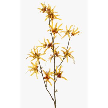 Künstlicher Zaubernuss Zweig ORAFA mit Blüten, ockergelb, 80cm, Ø4-8cm Künstlicher Zaubernuss Zweig ORAFA mit Blüten, ockergelb, 80cm, Ø4-8cm