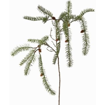Tannenzweig künstlich KALAMAS mit Zapfen, 105cm