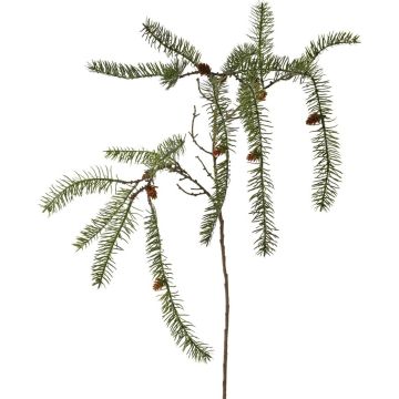 Tannenzweig künstlich KALAMAS mit Zapfen, 105cm