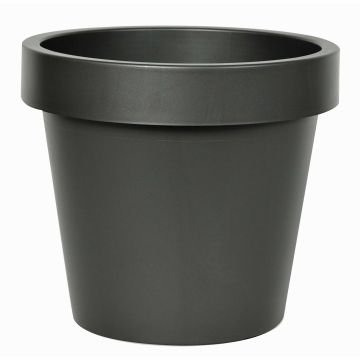 Kunststoff Übertopf VOTHY, schwarz-matt, 18cm, Ø20cm Kunststoff Übertopf VOTHY, schwarz-matt, 18cm, Ø20cm