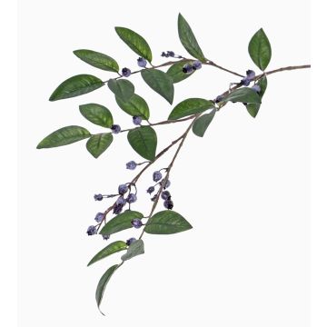 Dekozweig Heidelbeere PETRINA mit Beeren, blau, 80cm Dekozweig Heidelbeere PETRINA mit Beeren, blau, 80cm