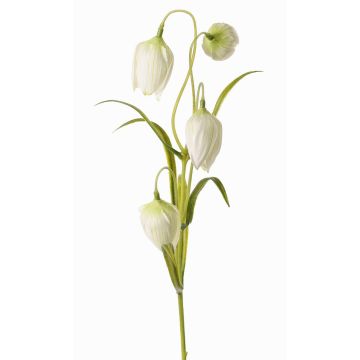 Künstliche Schachbrettblume SANEM, weiß, 45cm, Ø3cm