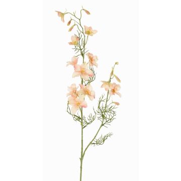 Künstlicher Rittersporn Zweig LUCHANA, rosa-pfirsich, 95cm, Ø11cm