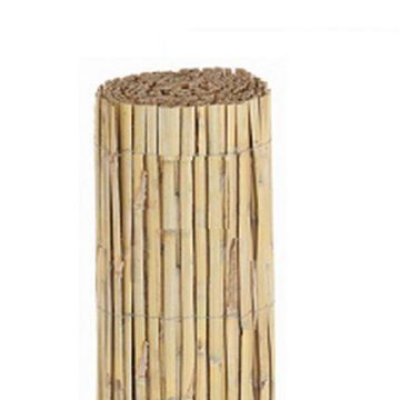 Mediterrane Sichtschutzmatte ZIGGY, gespaltener Bambus, naturfarben, 500cmx200cm