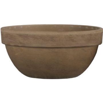 Terrakotta Pflanzschale RIVANOA, braun, 16,5cm, Ø34,3cm Terrakotta Pflanzschale RIVANOA, braun, 16,5cm, Ø34,3cm