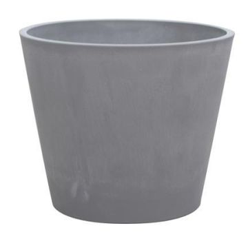 Pflanztopf SUAVIA aus Holzbeton, grau, outdoor, 60cm, Ø80cm Pflanztopf SUAVIA aus Holzbeton, grau, outdoor, 60cm, Ø80cm