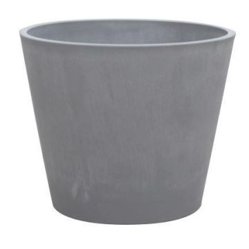 Pflanztopf SUAVIA aus Holzbeton, grau, 40,5cm, Ø50cm Pflanztopf SUAVIA aus Holzbeton, grau, 40,5cm, Ø50cm