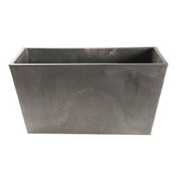Blumenkasten ANDIF aus Holzbeton, anthrazit, 100x32x49cm Blumenkasten ANDIF aus Holzbeton, anthrazit, 100x32x49cm