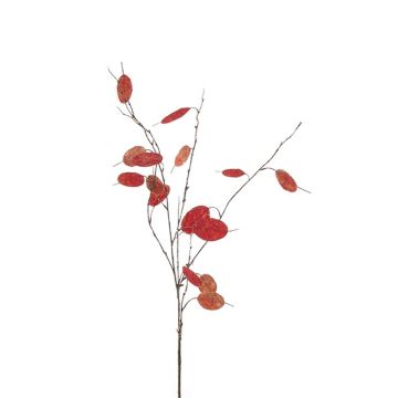 Kunstzweig Silberblatt PIORENA, rot, 80cm Kunstzweig Silberblatt PIORENA, rot, 80cm