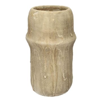 Dekovase STEPHANIE aus Beton, mit Struktur, beige, 30,5cm, Ø17cm Dekovase STEPHANIE aus Beton, mit Struktur, beige, 30,5cm, Ø17cm