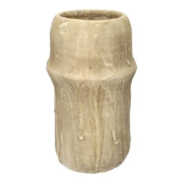 Dekovase STEPHANIE aus Beton, mit Struktur, beige, 38cm, Ø20,5cm Dekovase STEPHANIE aus Beton, mit Struktur, beige, 38cm, Ø20,5cm