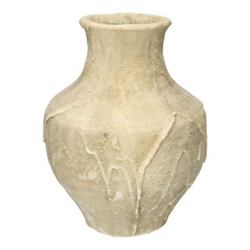 Dekovase STEPHANIE aus Beton, mit Struktur, beige, 25cm, Ø18,5cm Dekovase STEPHANIE aus Beton, mit Struktur, beige, 25cm, Ø18,5cm