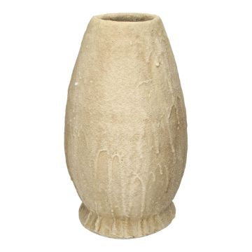 Dekovase STEPHANIE aus Beton, mit Struktur, beige, 37,5cm, Ø22,5cm Dekovase STEPHANIE aus Beton, mit Struktur, beige, 37,5cm, Ø22,5cm