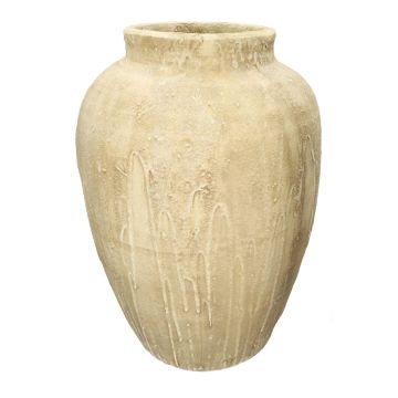 Blumenvase STEPHANIE aus Beton, mit Struktur, beige, 60,5cm, Ø42,5cm Blumenvase STEPHANIE aus Beton, mit Struktur, beige, 60,5cm, Ø42,5cm