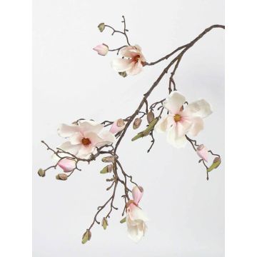 Künstlicher Magnolienzweig LORA, weiß-rosa, 110cm, Ø10-12cm