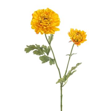 Dekoblume Ranunkel LOLYN, gelb, 65cm